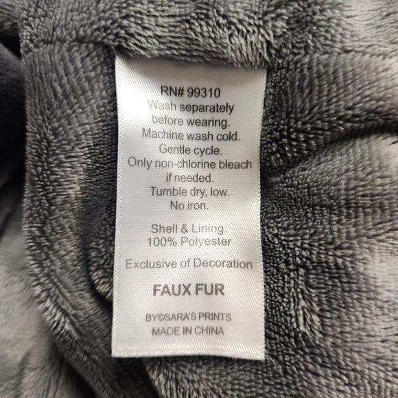 AMERICAN WIDGEON Faux Fur Hooded Coat In Cookie Cream Bun Size 6 - Picture 11 of 15